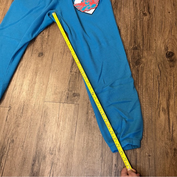 Boys Lie Blue Waffle Knit Cotton Relaxed Sweatpants - Picture 11 of 11